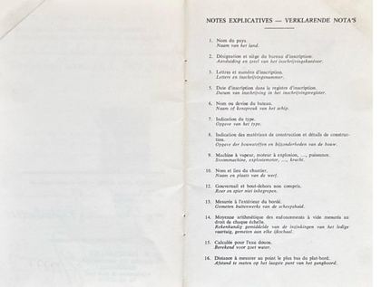 Verklarende nota’s bij de meetbrief (1–16)